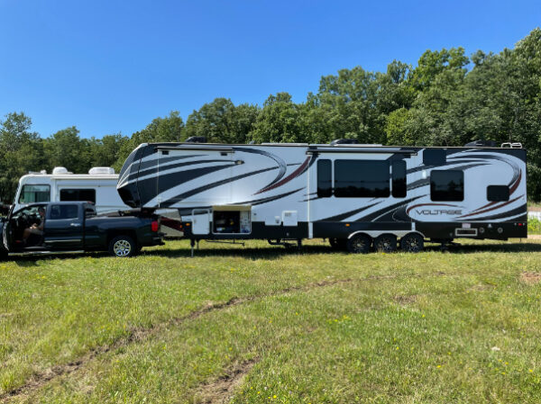 Wedges Creek Bluegrass Festival 2025 Class A RV Camping Site
